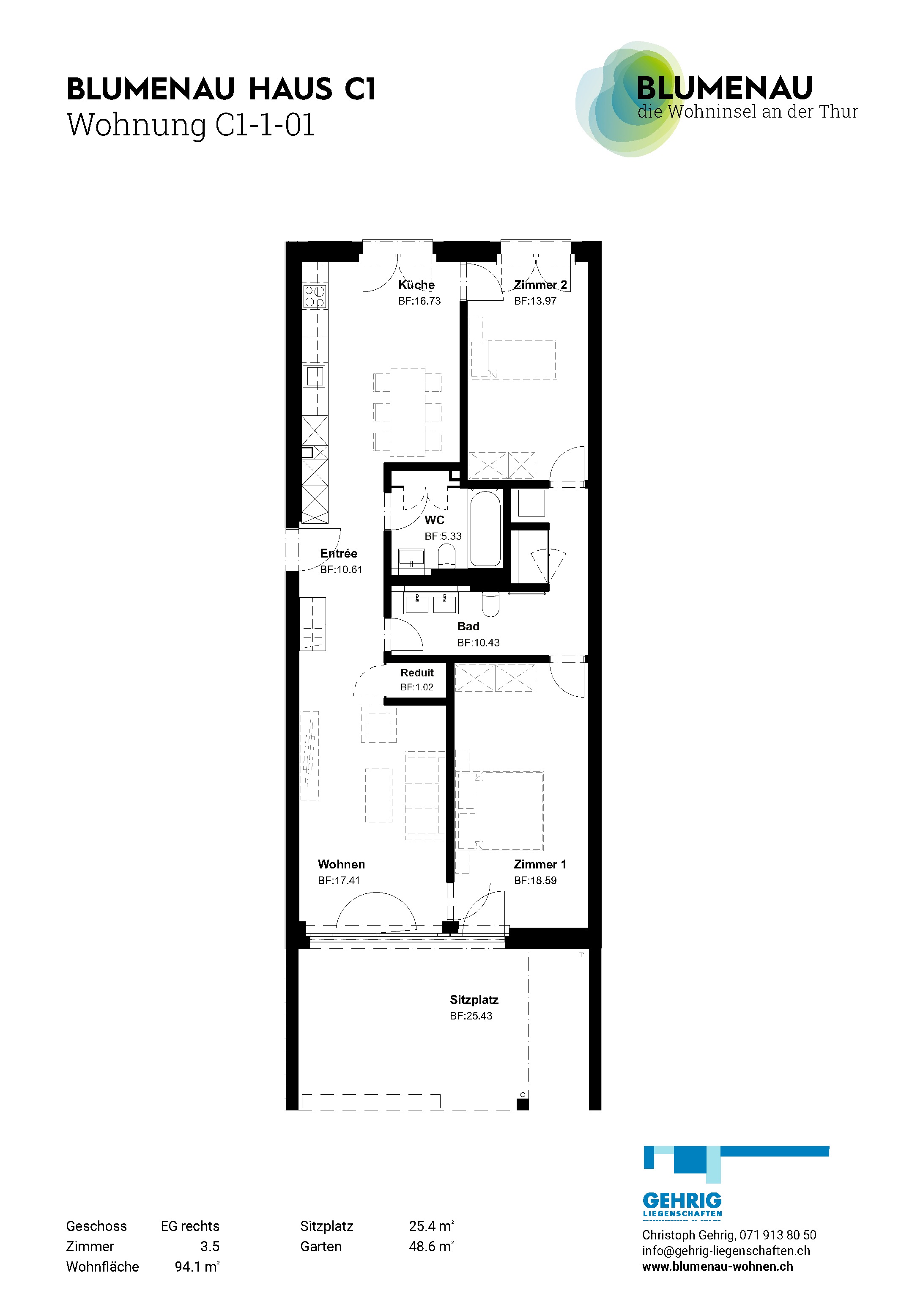 C1-1-01 - Blumenau – Die Wohninsel an der Thur