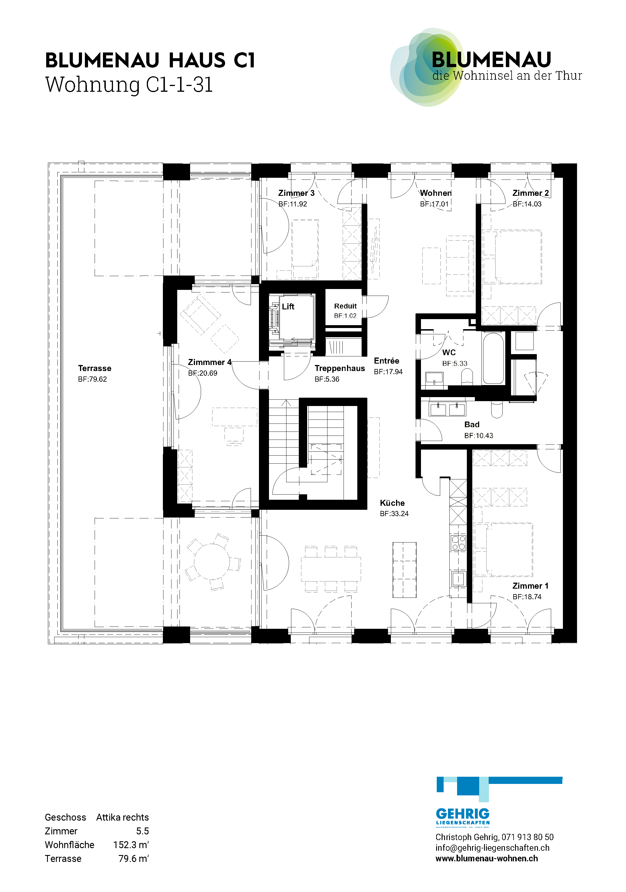 C1-1-31 - Blumenau – Die Wohninsel an der Thur