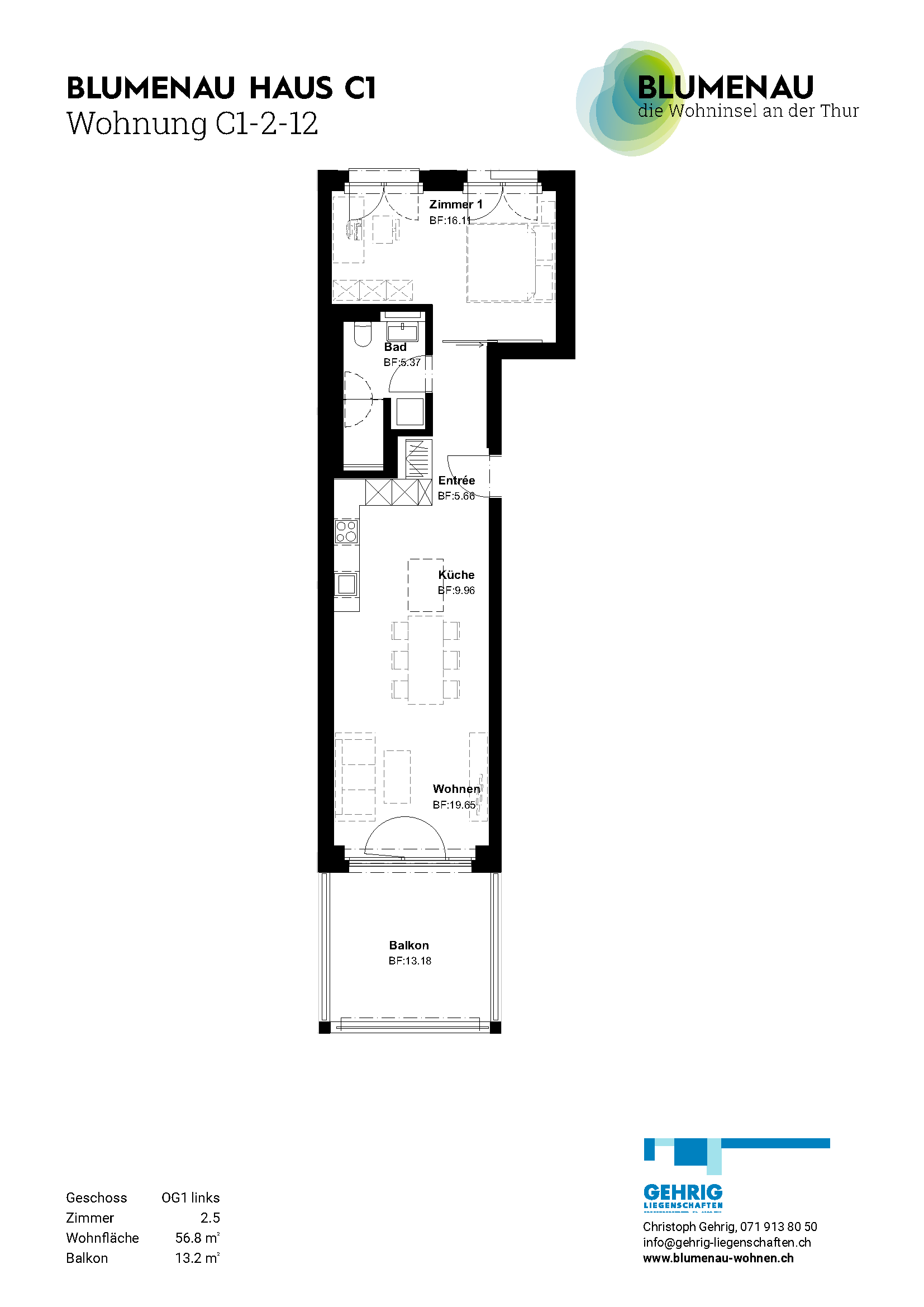 C1-2-12 - Blumenau – Die Wohninsel an der Thur
