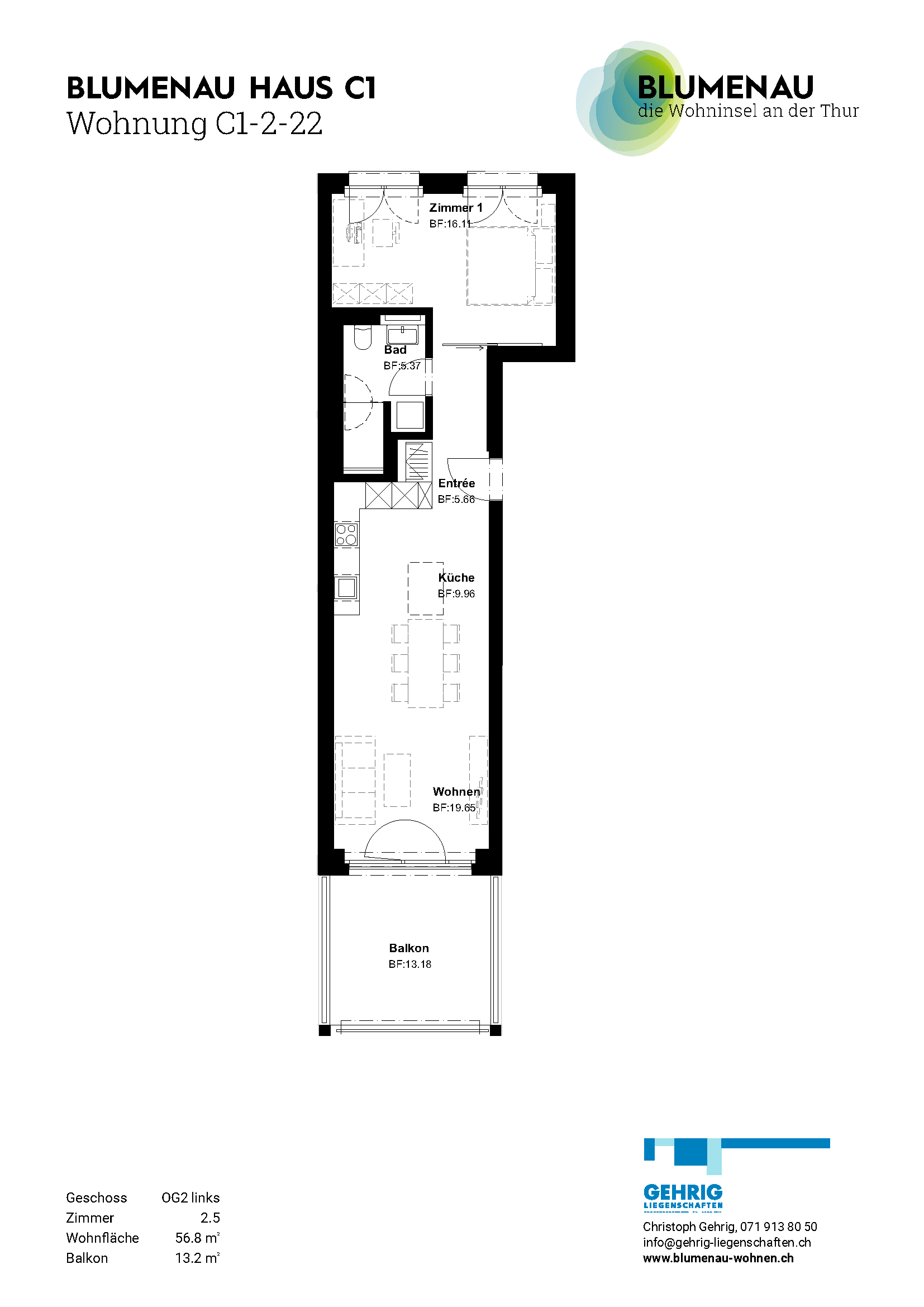 C1-2-22 - Blumenau – Die Wohninsel an der Thur