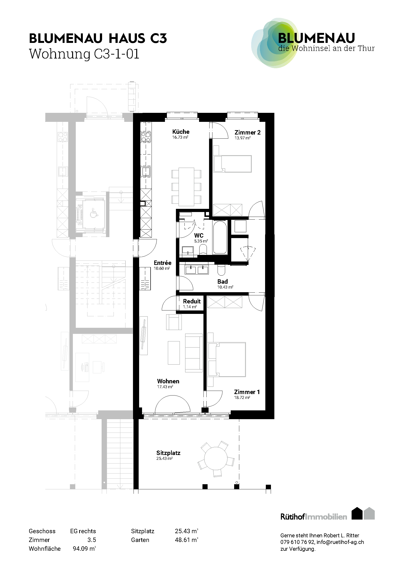 C3-1-01 - Blumenau – Die Wohninsel an der Thur