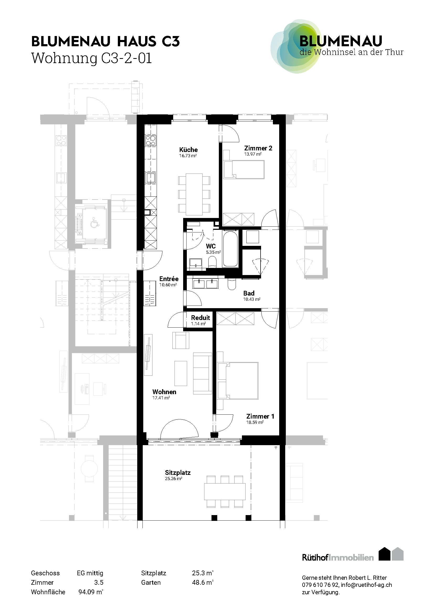 C3-2-01 - Blumenau – Die Wohninsel an der Thur