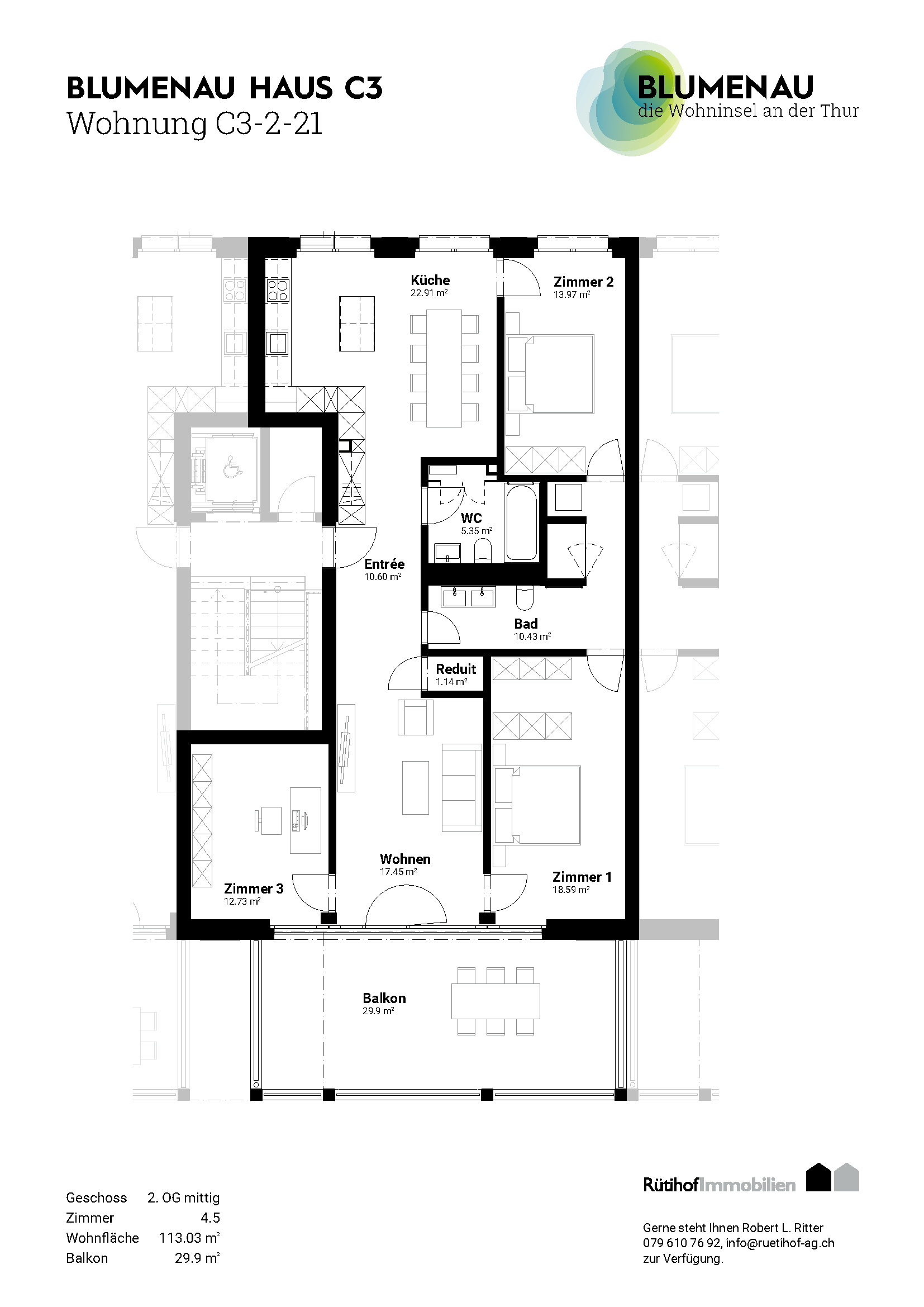 C3-2-21 - Blumenau – Die Wohninsel an der Thur