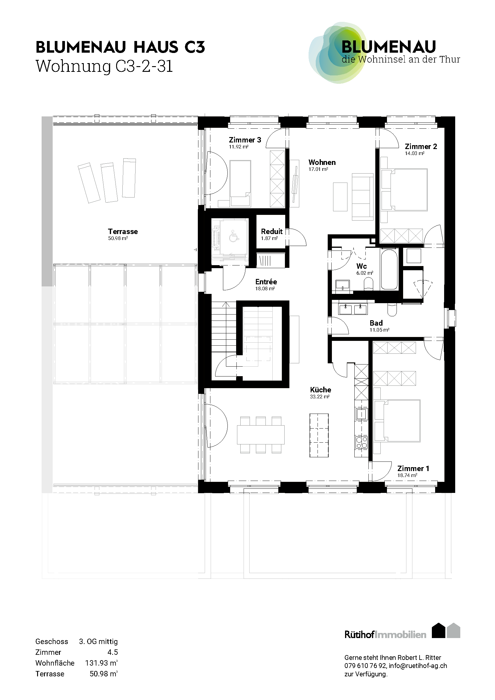 C3-2-31 - Blumenau – Die Wohninsel an der Thur