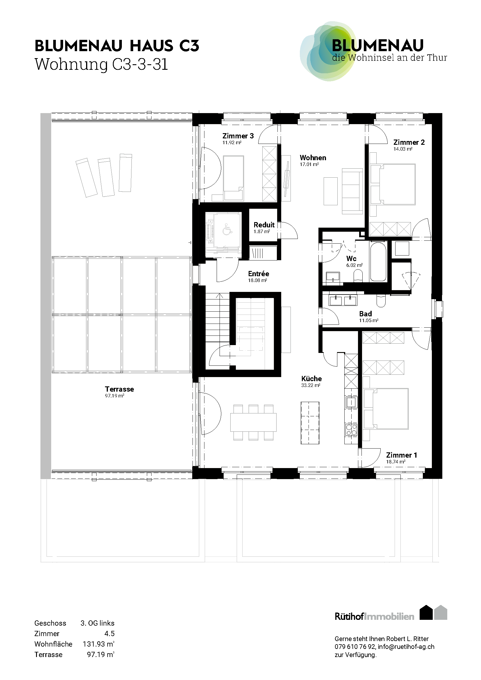 C3-3-31 - Blumenau – Die Wohninsel an der Thur