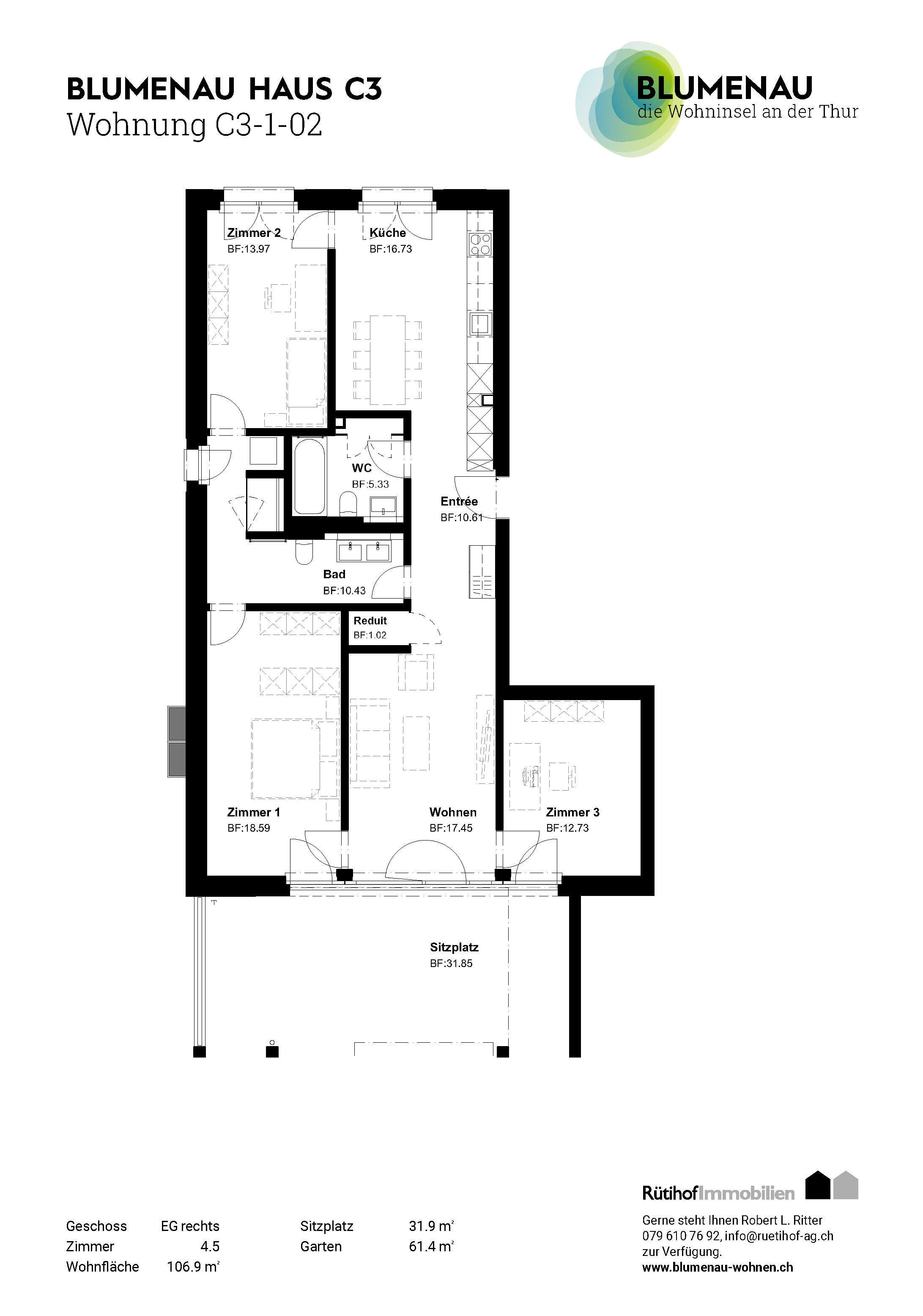 C3-1-02 - Blumenau – Die Wohninsel an der Thur