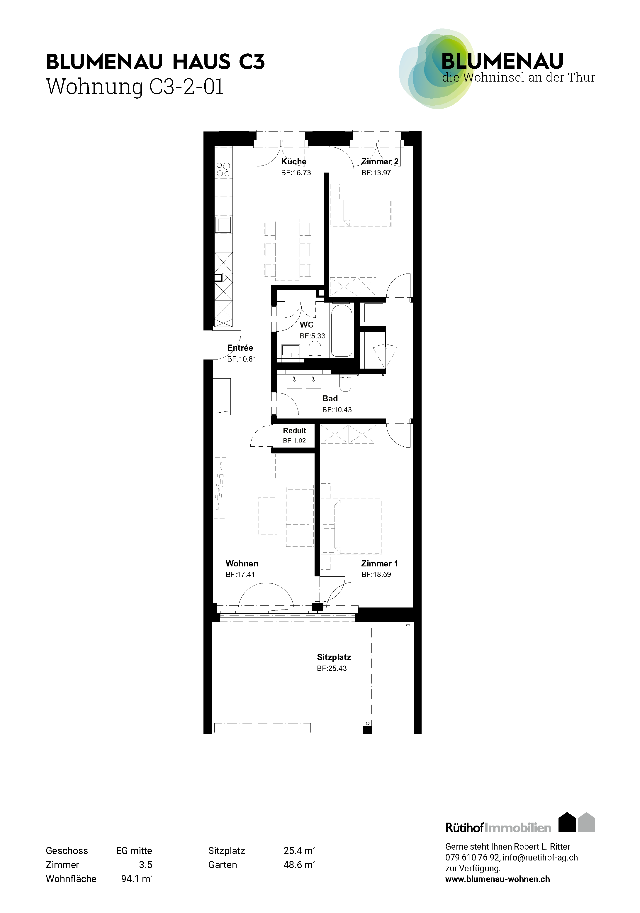 C3-2-01 - Blumenau – Die Wohninsel an der Thur