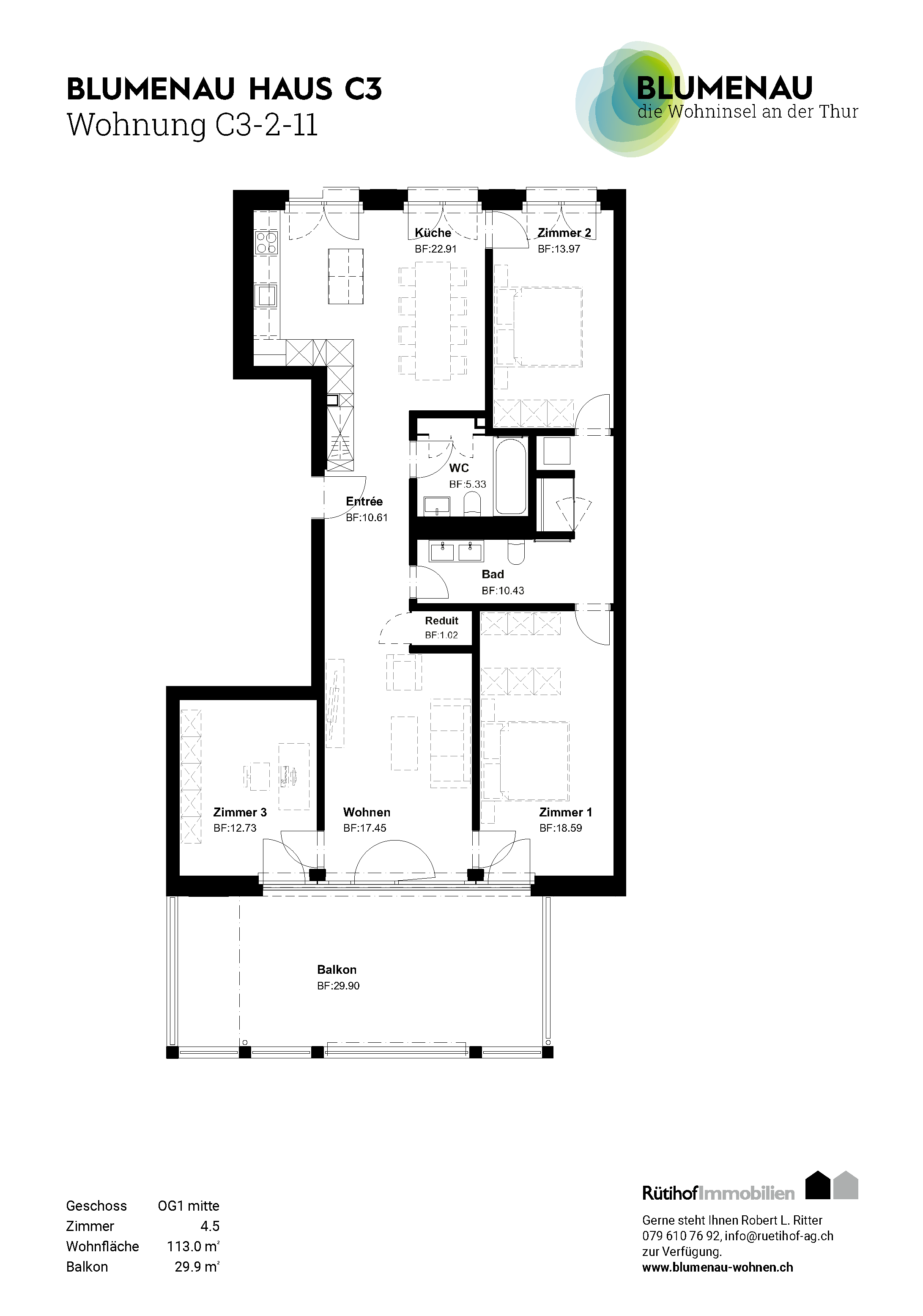C3-2-11 - Blumenau – Die Wohninsel an der Thur