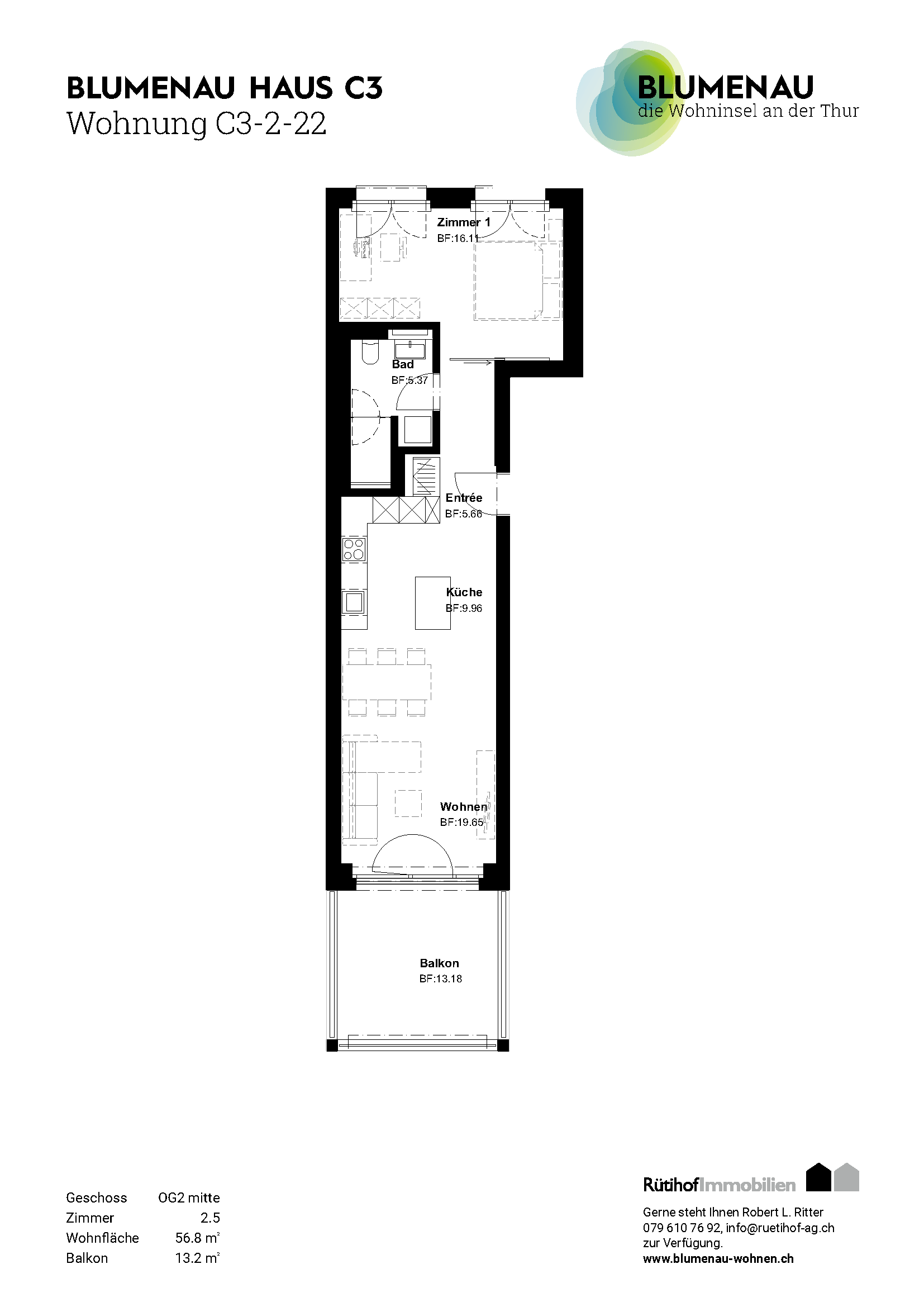 C3-2-22 - Blumenau – Die Wohninsel an der Thur
