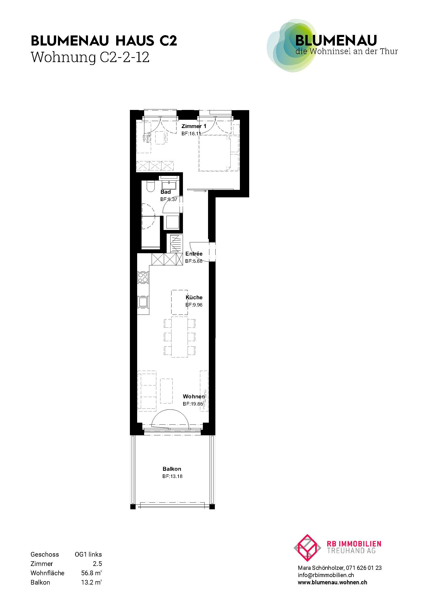 C2-2-12 - Blumenau – Die Wohninsel an der Thur