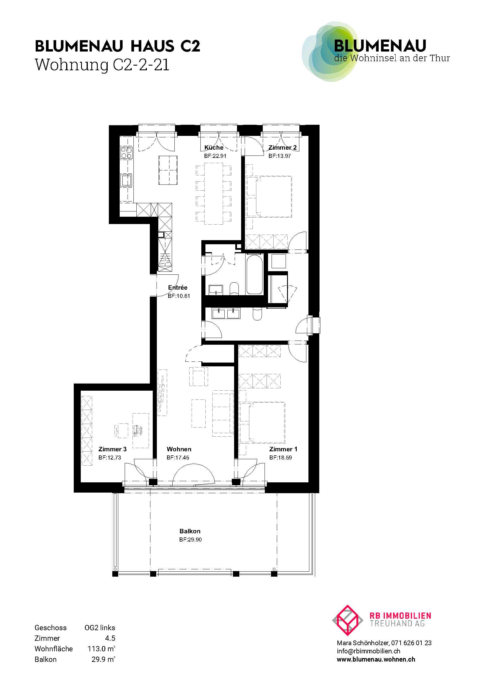 C2-2-21 - Blumenau – Die Wohninsel an der Thur