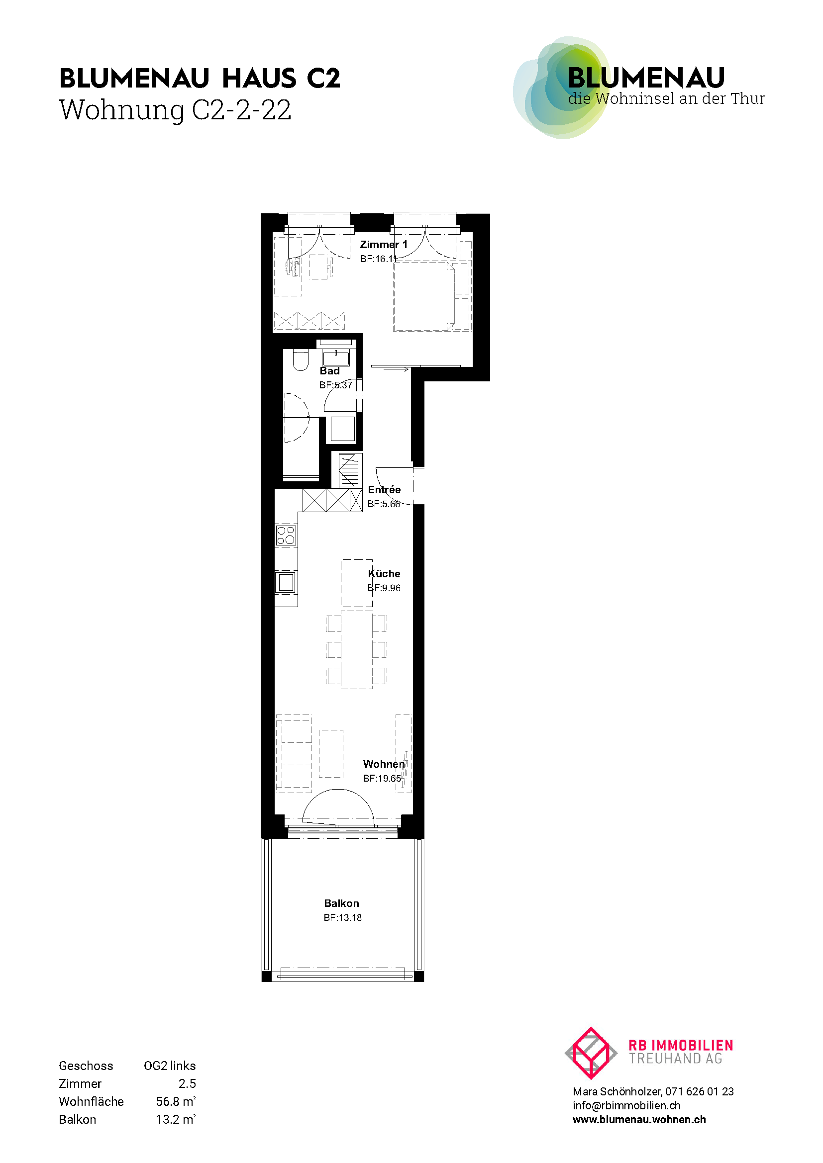 C2-2-22 - Blumenau – Die Wohninsel an der Thur
