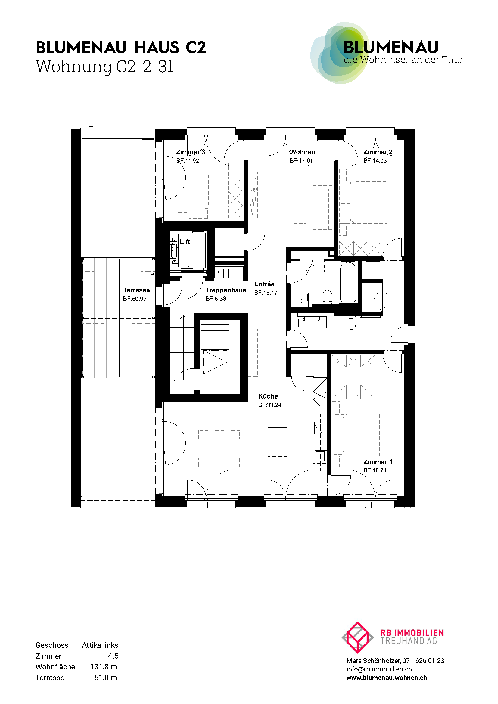 C2-2-31 - Blumenau – Die Wohninsel an der Thur